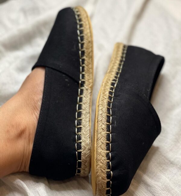 BLACK ESPADRILLES